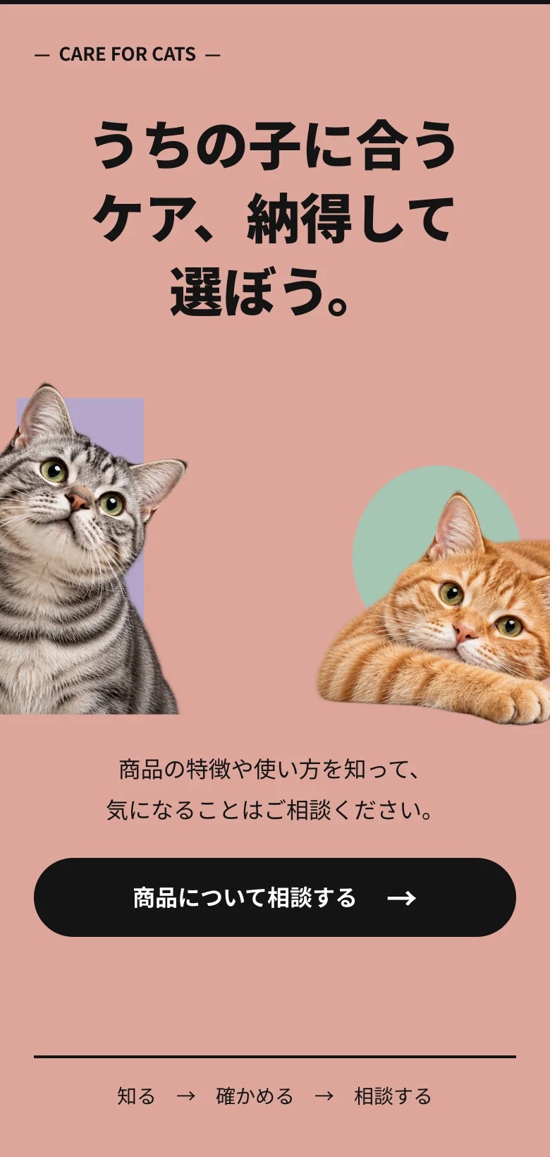 問い合わせ主CV版のスマートフォン表現